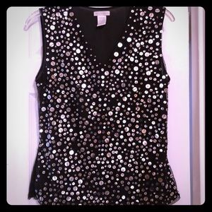 Glitter top 2/15$